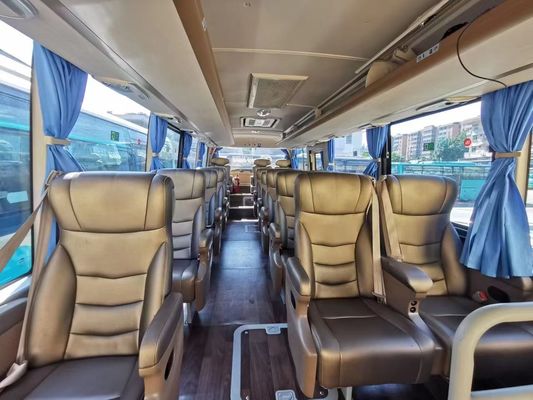 Agosto 2019 Yutong Autobús de lujo de segunda mano de 19 asientos certificado ISO