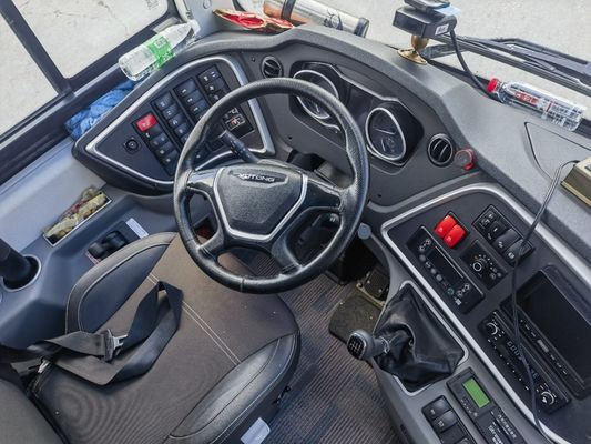 Euro 6 Autobuses comerciales usados de doble puerta con un almacén de equipaje extra grande