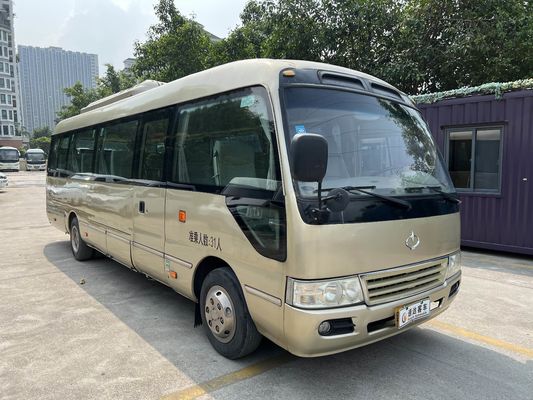 2016 Año 31 asientos Autobuses de segunda mano Dirección con la mano izquierda Mini autobuses de montaña usados