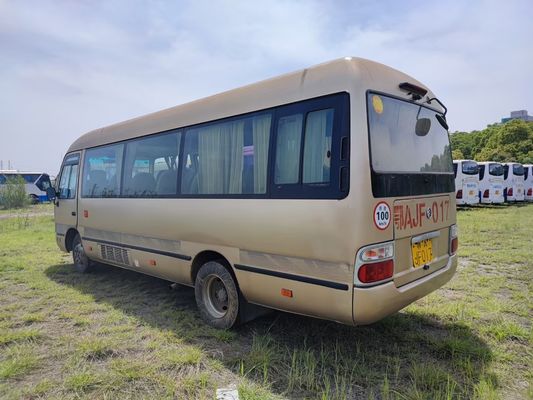 Autobús de recorrido de segunda mano Golden Dragon 22 asientos Autobuses pre-poseídos con aire acondicionado