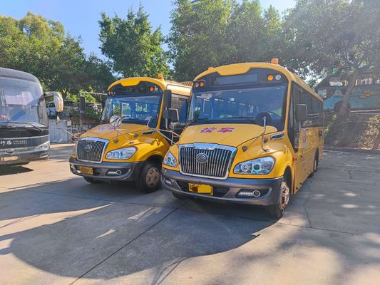 34 asientos YuTong autobús escolar de segunda mano Diesel con motor V6