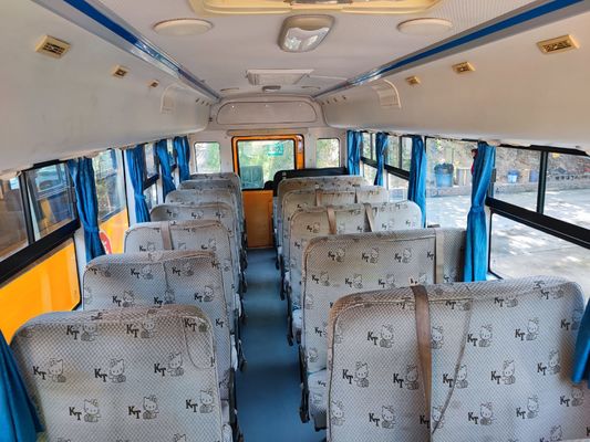 34 asientos autobús escolar de segunda mano combustible diesel con motor V6