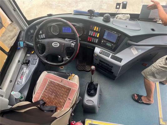 Euro 4 Autobús Higer Usado de 51 asientos Autobús de segunda mano con transmisión manual
