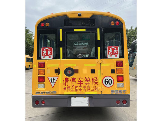 Autobuses escolares usados amarillos de 46 asientos con transmisión manual Autobuses usados