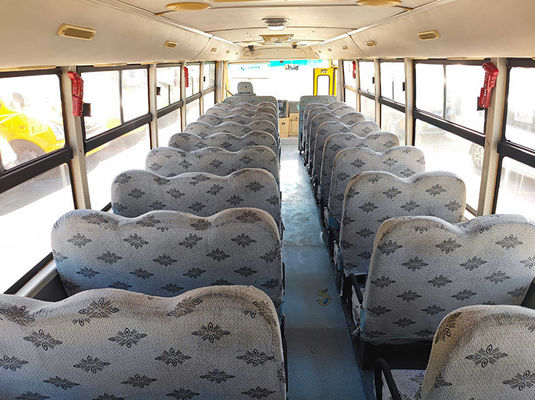 Autobuses escolares usados de Shaolin 56 asientos LHD Posición de dirección con transmisión manual