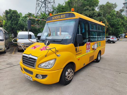 Autobuses escolares usados de Dongfeng de 19 asientos con combustible diésel de la norma de emisiones Euro 4