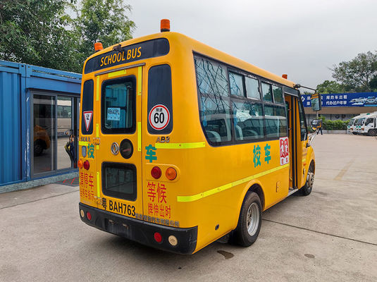 Autobuses escolares usados de Dongfeng de 19 asientos con combustible diésel de la norma de emisiones Euro 4