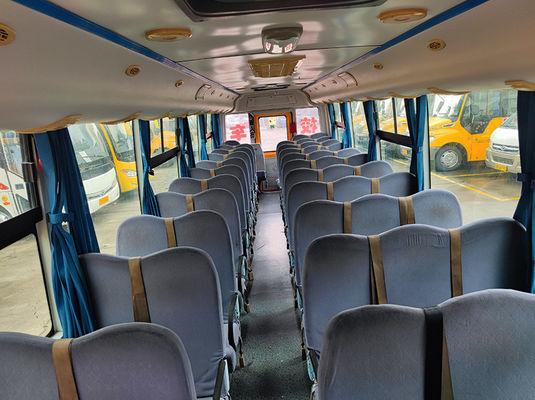 Diesel Euro 4 Autobús escolar jubilado Dongfeng 56 asientos Autobús escolar amarillo