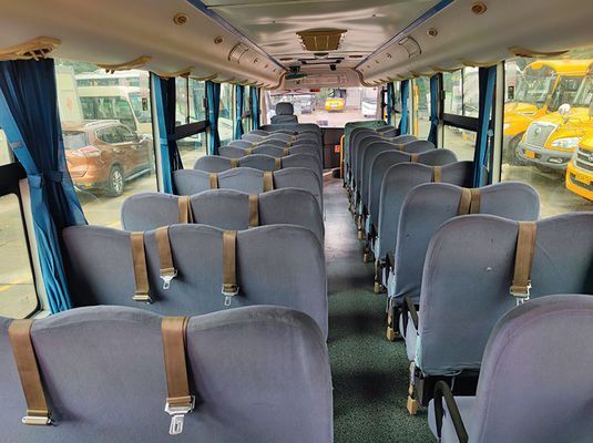Diesel Euro 4 Autobús escolar jubilado Dongfeng 56 asientos Autobús escolar amarillo