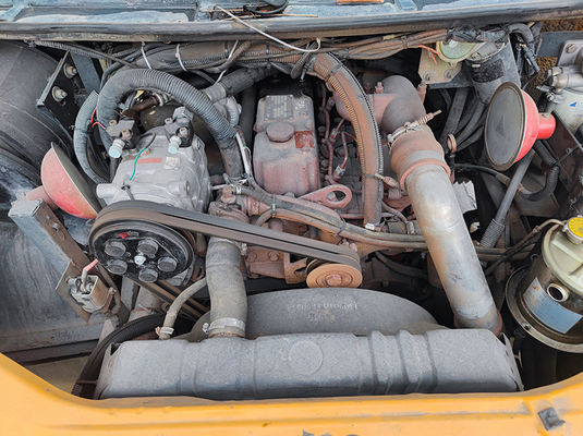 Diesel Euro 4 Autobús escolar jubilado Dongfeng 56 asientos Autobús escolar amarillo