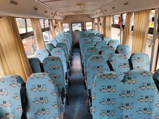 Shangrao Autobuses escolares usados 51 asientos Diesel de combustible Autobús de la vieja escuela