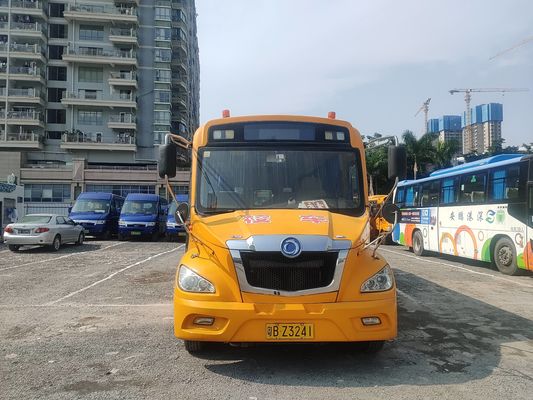 Autobuses escolares usados ShenLong 36 asientos LHD Posición de dirección Tipo de combustible diesel