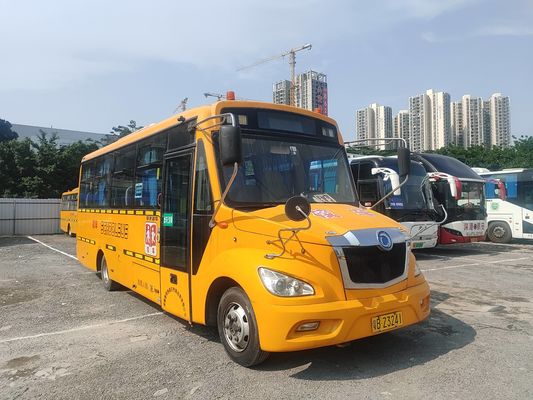 Autobuses escolares usados ShenLong 36 asientos LHD Posición de dirección Tipo de combustible diesel