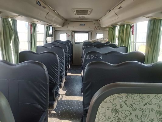 Autobús King Long de 32 asientos de segunda mano Autobús escolar amarillo Tipo de combustible diesel