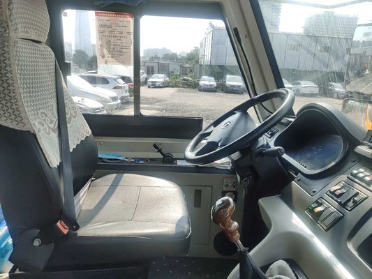 Autobús King Long de 32 asientos de segunda mano Autobús escolar amarillo Tipo de combustible diesel