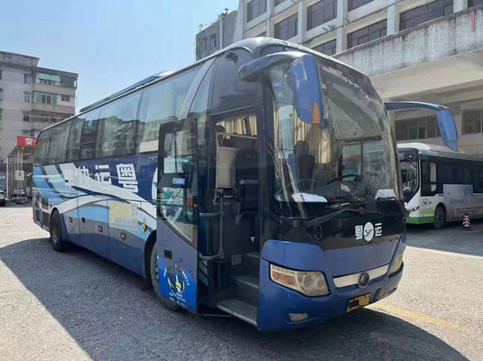 Autobuses usados duraderos de Yutong 47 asientos Autobús turístico de segunda mano LHD con 2 puertas