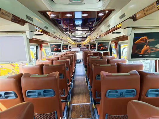 Autobús de segunda mano Yutong de 51 asientos, Euro 5 LHD Diesel Autobús turístico usado