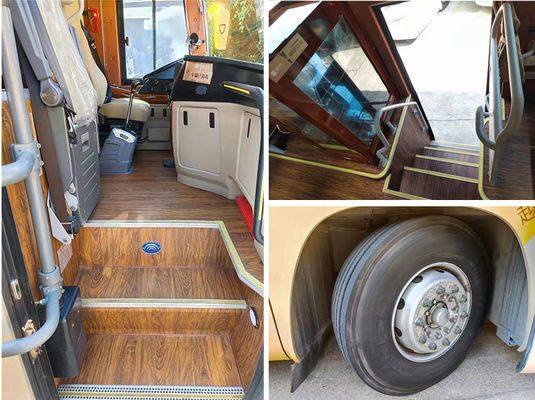 Autobús de segunda mano Yutong de 51 asientos, Euro 5 LHD Diesel Autobús turístico usado