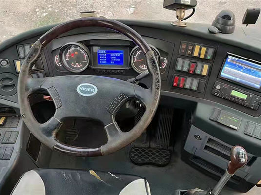 Haige 49 asientos Autobuses usados de autobús Diesel Euro 4 Autobuses usados de manejo izquierdo