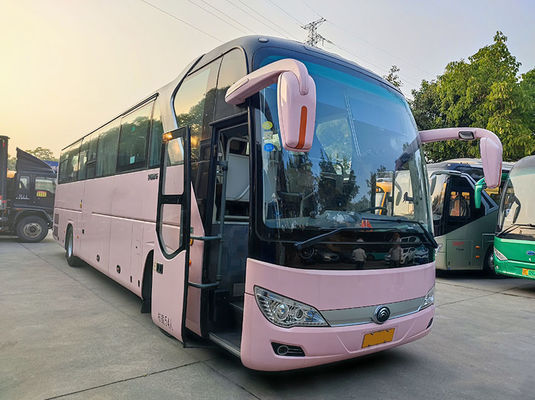 Buses usados de Yutong de lujo rosa Euro 5 LHD Buses usados de transporte diesel a la venta