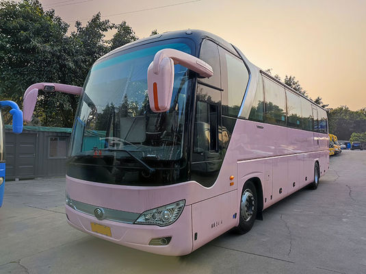 Buses usados de Yutong de lujo rosa Euro 5 LHD Buses usados de transporte diesel a la venta