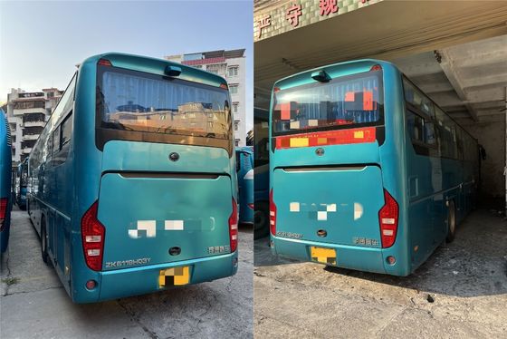 Transmisión manual Autobuses de propiedad previa 47 asientos Euro 4 LHD Autobús turístico de segunda mano