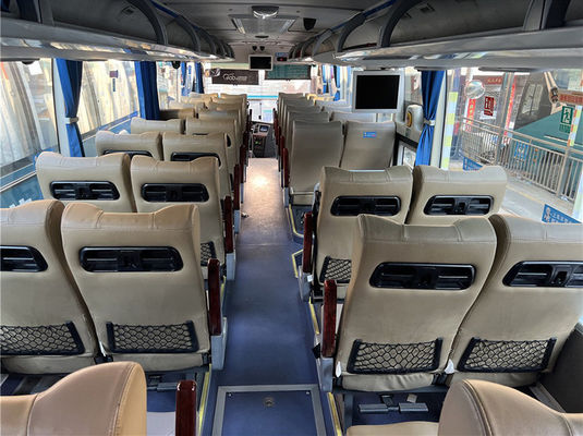 Transmisión manual Autobuses de propiedad previa 47 asientos Euro 4 LHD Autobús turístico de segunda mano