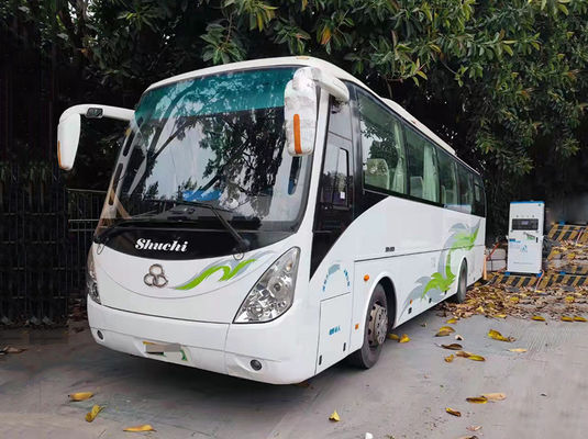 Autobuses eléctricos de pasajeros usados de 46 asientos de tamaño medio Autobuses interurbanos usados