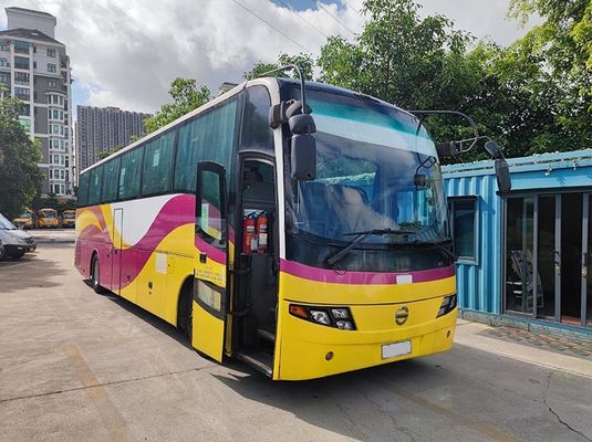 Transmisión manual Autobús de lujo usado 100 km/h Velocidad máxima Servo de combustible diesel 49 asientos