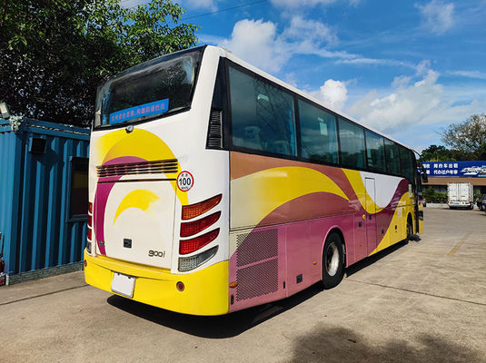Transmisión manual Autobús de lujo usado 100 km/h Velocidad máxima Servo de combustible diesel 49 asientos