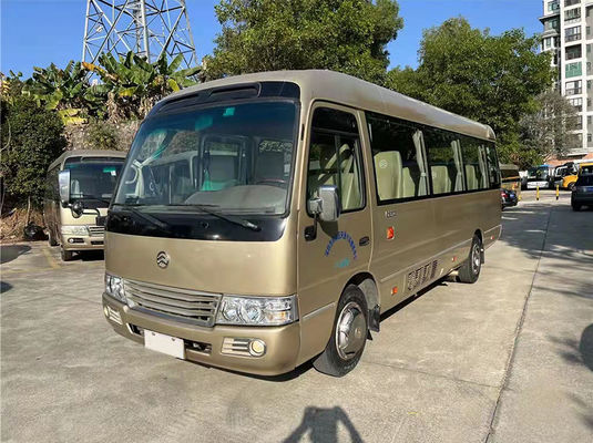 Autobús de segunda mano Golden Dragon Diesel, 15 furgonetas usadas de pasajeros estándar ISO