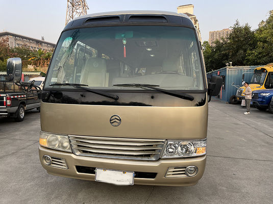 Autobús de segunda mano Golden Dragon Diesel, 15 furgonetas usadas de pasajeros estándar ISO