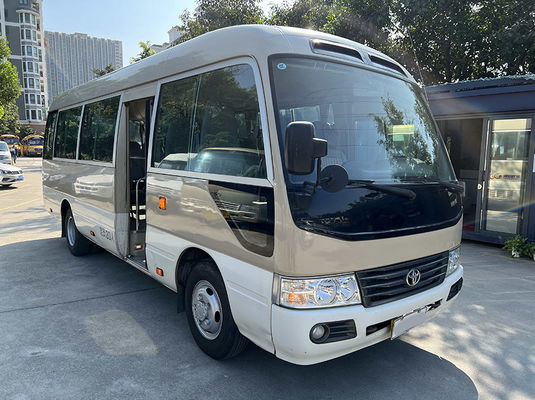 Autocarro de montaña rusa Toyota ISO de segunda mano 20 asientos Autobuses de pasajeros usados