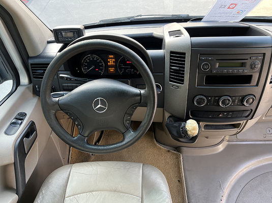 Benz 17 asientos Autobús de segunda mano Tipo de transmisión manual Vehículos de pasajeros usados