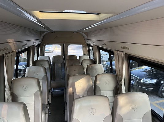 Benz 17 asientos Autobús de segunda mano Tipo de transmisión manual Vehículos de pasajeros usados