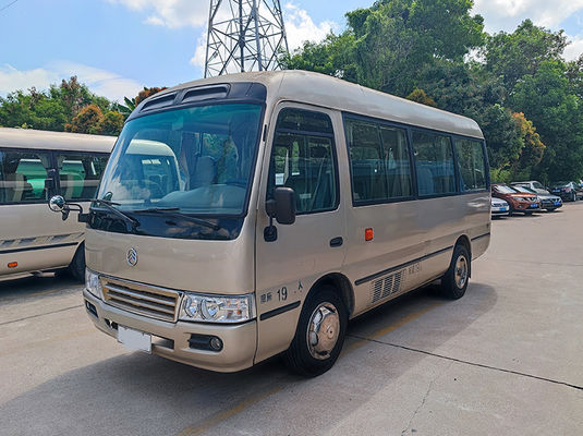 Golden Dragon Vans pequeñas usadas 19 asientos Euro 4 LHD AC con transmisión manual