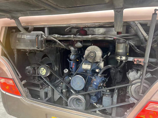 Diesel manual Higer Coches de lujo usados 47 asientos con posición de dirección LHD