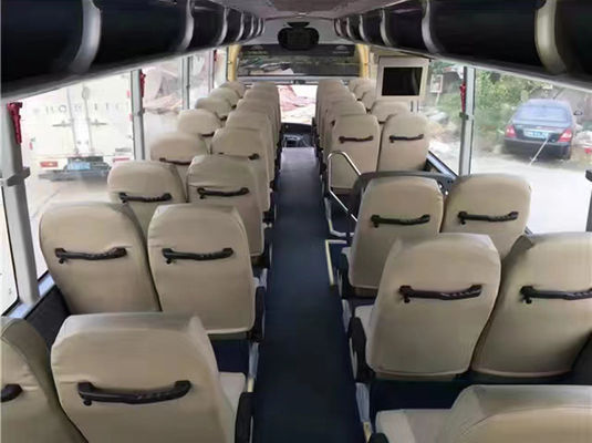 Autobús de pasajeros usado con motor Yucai, 47 asientos, transmisión manual, autobús urbano usado