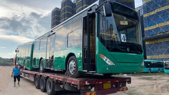 23 asientos Autobús de montaña usados con transmisión manual de ventana de sellado