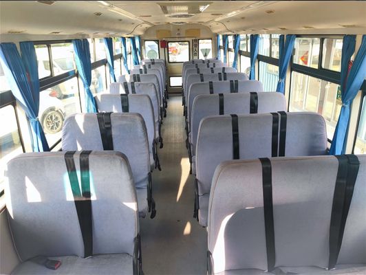 Autobuses escolares automáticos amarillos de 46 asientos de segunda mano