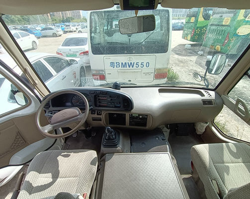 Autobús de montaña usados Toyota Euro 3 Norma de emisiones con posición de dirección LHD Motor de gasolina