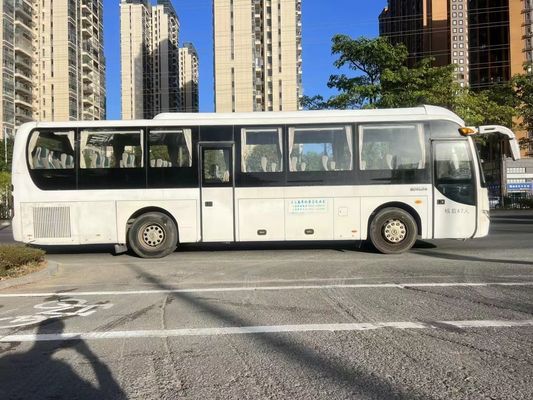 Autobuses de pasajeros blancos King Dragon 2015 con aire acondicionado / 2 puertas
