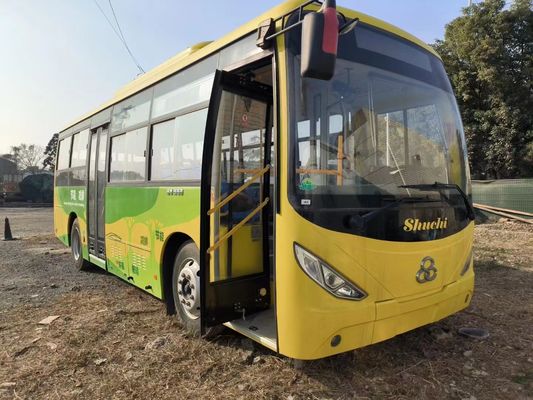 Autobús eléctrico usado de la ciudad nuevo shuchi nueva energía 62/31 asientos LHD autobús de la ciudad transporte público autobús de China