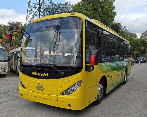 Autobús eléctrico usado de la ciudad nuevo shuchi nueva energía 62/31 asientos LHD autobús de la ciudad transporte público autobús de China