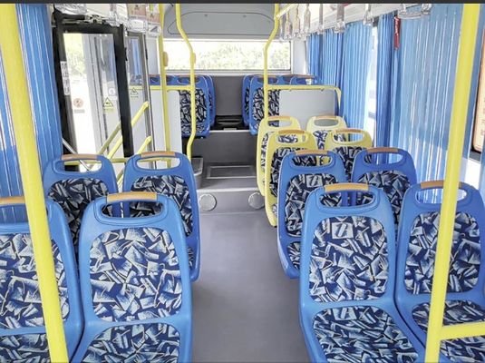 Autobús de tránsito de Yutong 20-40 asientos Autobús eléctrico de la ciudad con transmisión automática Autobús público LHD