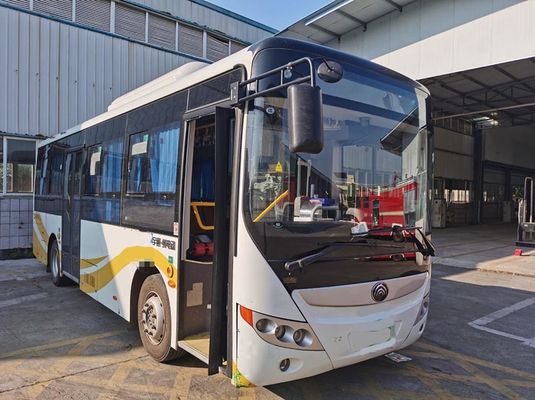 Autobús eléctrico de la ciudad de Yutong 22-53 asientos Autobús público con transmisión automática Autobús de tránsito LHD