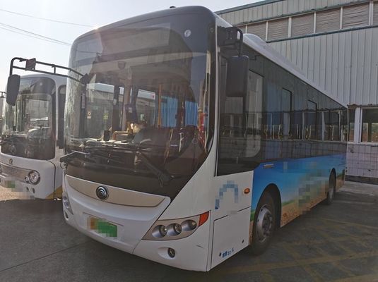 Autobús de tránsito eléctrico de Yutong 69km/h Autobús urbano de propiedad previa con manejo a la izquierda