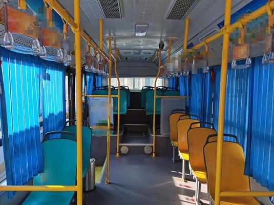 Autobús de tránsito eléctrico de Yutong 69km/h Autobús urbano de propiedad previa con manejo a la izquierda