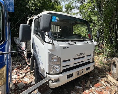 Isuzu usó camión de carga con 2 puertas motor diesel camión camión ligero camión de carga