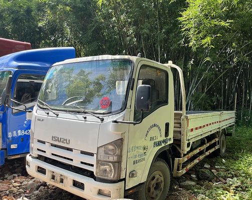 Isuzu usó camión de carga con 2 puertas motor diesel camión camión ligero camión de carga